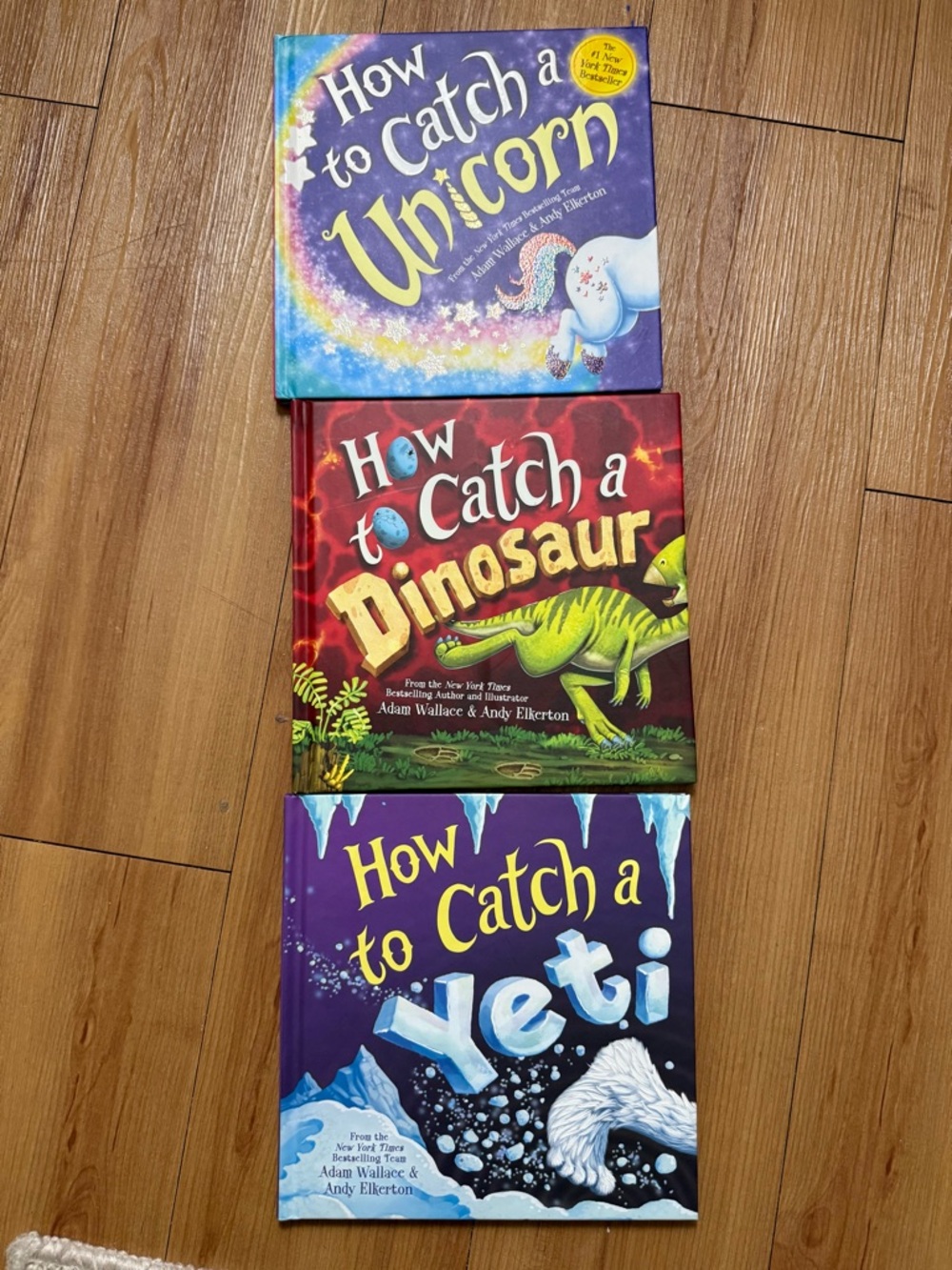 How to Catch a Unicorn, Dinosaur & Yeti - Colorful Kids Book Bundle